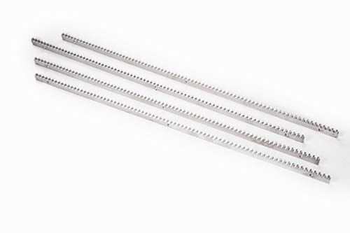 Image of TOPENS SR02 Heavy Duty Galvanized Steel Gear Rack Including Mounting Hardware for 4 pcs Total 13 Feet Slide Door Operator Sliding Gate Opener