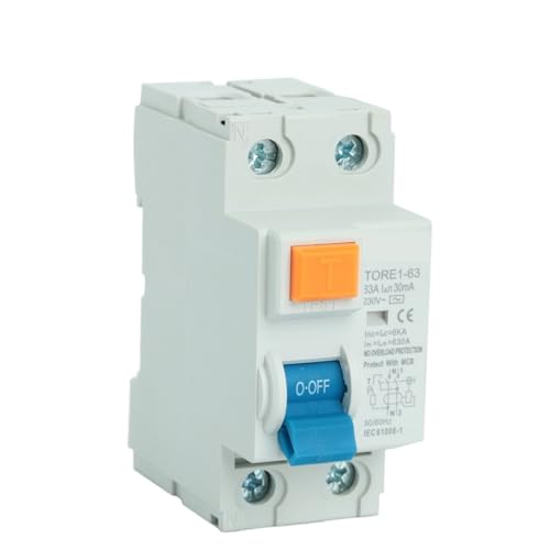 interruttore Interruttore differenziale differenziale 2P 4P 16A 63A 10mA 30mA 6KA 230/400VInterruttore differenziale elettromeccanico interruttore differenziale interruttore di sicurezza(40A,2Pole 30mA)