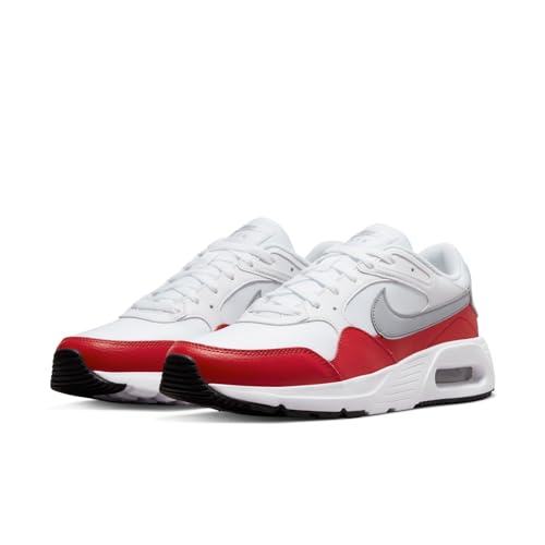 Image of Nike Air Max SC Men's Sneaker White University Red, 6 UK