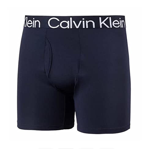Calvin Klein Men`s Boxer Briefs Pack of 3 Large Blue Multi