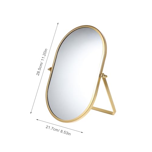Miroir doré extra-large de table VICASKY pour maquillage précis - 3