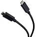 Produktbild PremiumCord USB-C 3.2 Gen 2x2 Verbindungskabel 0,5m, Datenkabel SuperSpeed bis zu 20Gbit/s, Schnellladung bis zu 3A, USB 3.2 Generation 2x2 Typ C Stecker, Farbe schwarz, Länge 0,5m