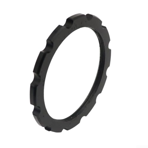 Facile installazione: installare l'anello di bloccaggio della pedivella della bici è un gioco da ragazzi. Basta seguire le istruzioni fornite e lo avrai saldamente in posizione in pochissimo tempo. La sua struttura leggera (solo circa 4 g) garantisce un'installazione senza problemi senza aggiungere peso inutile alla tua moto.