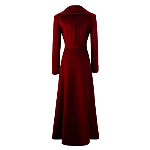 Manteau gothique en velours féminin idéal pour vos sorties d'automne et d'hiver - 4