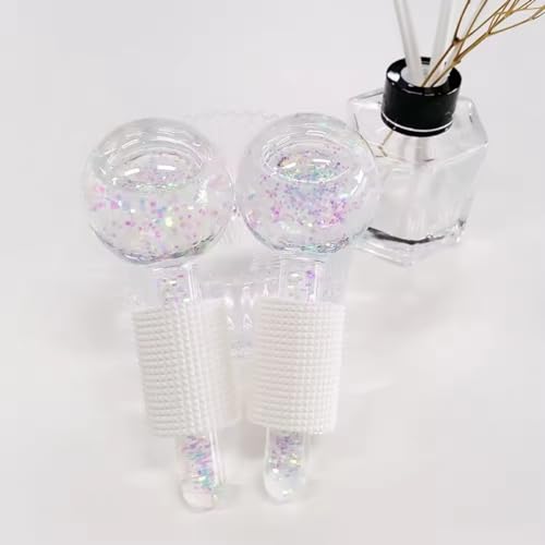 Esfera Massageadora Facial Profissional Ice Globe (Par) - Beleza Gelada Anti-Envelhecimento, Anti-Ru
