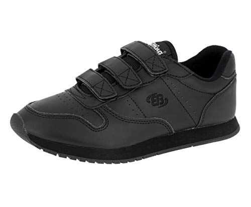 Bruetting - Zapatillas de Deporte de Cuero Unisex, Color Negro,
