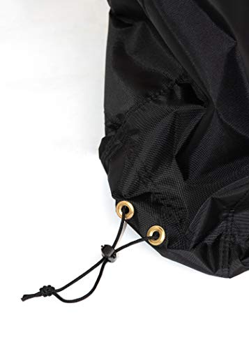 image for Diestco Manual Wheelchair Cover Accessory Durable Black Lightweight Ny