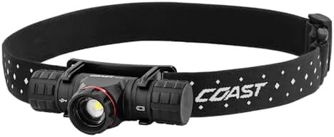Coast XPH30R 1500 Lumen USB-C Rechargeable Dual Power Headlamp wi...