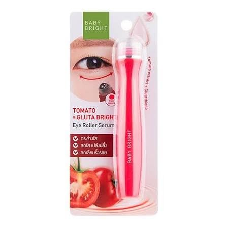 Baby Bright Tomato & Gluta Bright Eye Roller Serum, with Tomato Extract and Glutathione Pack of 1 thailand-picture-58