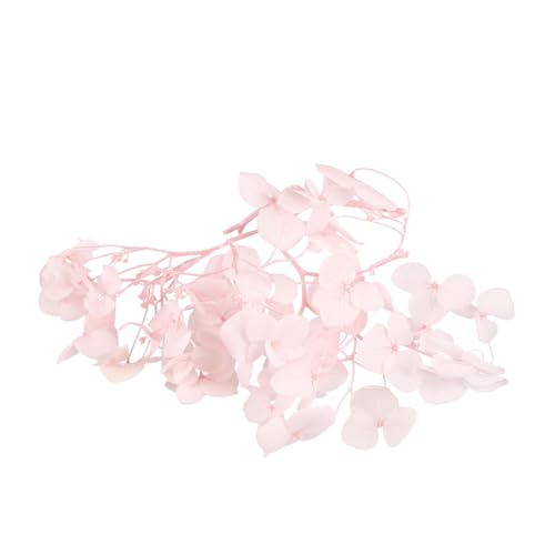 Pétalos secos naturales de hortensia rosa claro Garneck miniatura 1