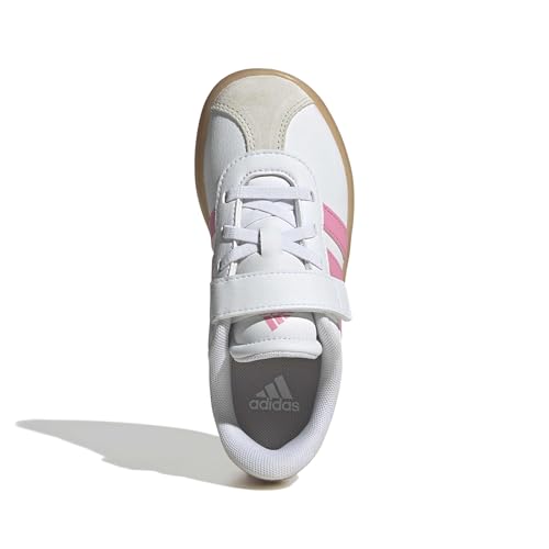 Image of adidas Kids' VL Court 3.0 Elastic Lace & Strap Shoe