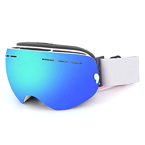 Lunettes de ski anti-buée avec grand champ de vision et écran sphérique sans frontière