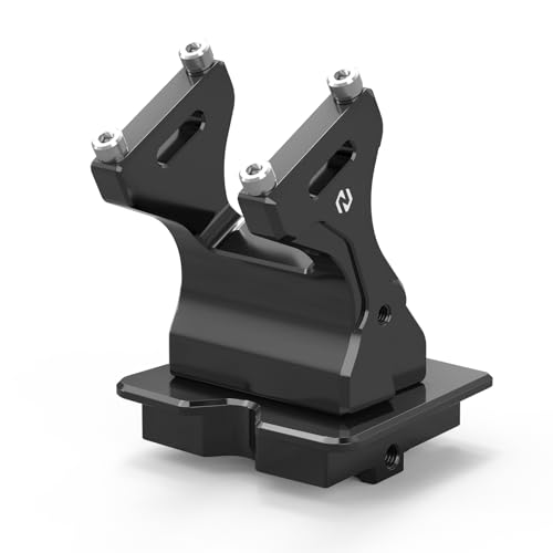 Support de montage GPS moto en aluminium anodisé noir haute précision