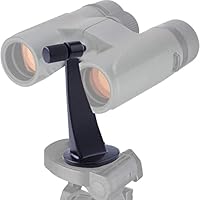 Fernglas-Stativadapter, schwarzer Anti-Shake-Metall-Fernglas-Adapterhalterung Stativhalterung 1/4 Zoll Gewinde für Fernglas-Teleskop