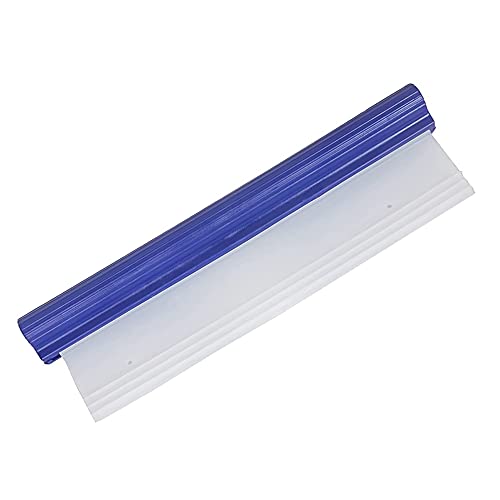 Car Handheld Wiper Blade Squeegee Silicone Water Blade, 12 Inch Upgrade 3-Layer Sink For Car Wash Body Cleaning Better Than Car Drying Towel (Blue) #TOP1