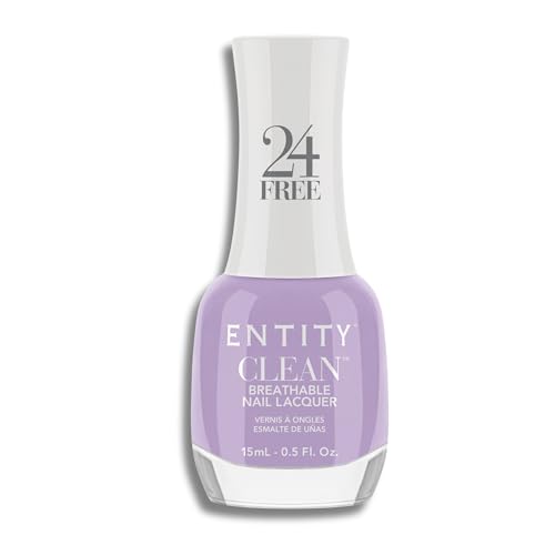 Entity Clean - Pintauñas de Color Breathable | Esmalte de Uñas Secado Rapido y Efecto Gel | Pinta Uñas Larga Duración y Fortalecedor | Esmalte Sin Tóxicos, Natural y Vegano (Light & Love)