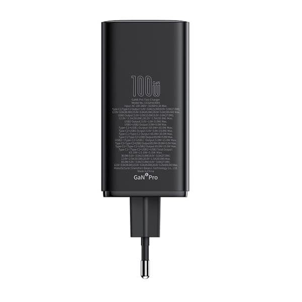 Caricabatterie USB Baseus Gan6 Pro 100W
