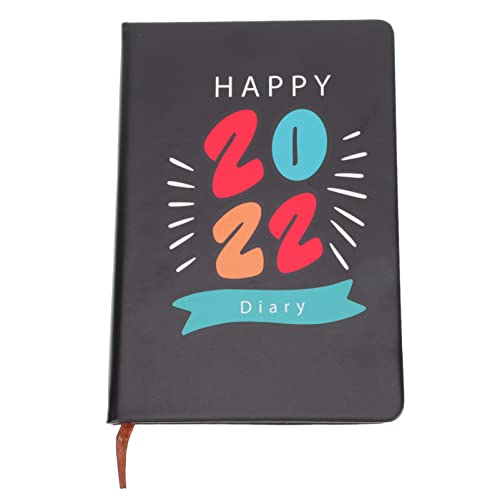 NOLITOY 1Pc Gestion des Horaires Faux Calendrier Manuel Plan Mensuel Poche Noël Durable Académique Bloc-Notes Personnel Année Noir Rendez-Vous Étudiant Pratique Calendrier Livre Ordre du Cover