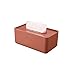 Produktbild Tücherbox Taschentuchbox mit Deckel, Kosmetiktücherbox quadratisch Tissue Box Taschentücher Kosmetikbox fürs Bad, modernes Design aus PP 22.5 x 13 x 10cm (Rot)