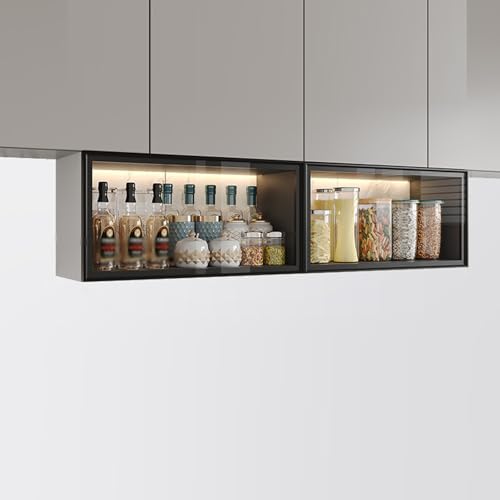 TUPAFJU Armario de Cocina de Pared con Puerta...