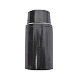 Portalámparas liso E14 Bakelite negro - Gigra Line PBAE14LS/NE