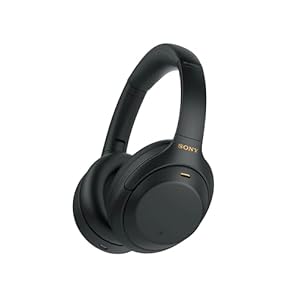 Sony WH-1000XM4 Wireless Premium Noise Canceling Overhead Headphones with Mic for Phone-Call and Alexa Voice Control, Black WH1000XM4