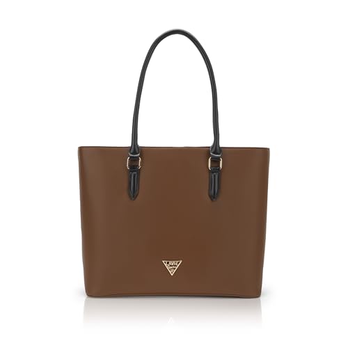 Image of Lavie Signature Women's Detroit Pro Laptop Tote Handbag for Women | Fits Upto 15 Inch Laptop | Laptop Bag for Work | Ladies purse | Stylish Shoulder Bag | Gift For Women