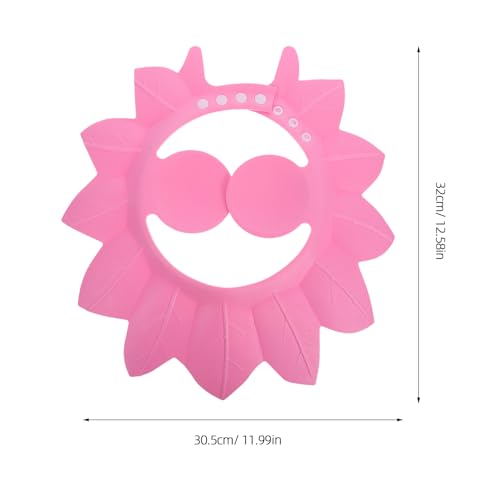 Image of ibasenice Baby Shower Cap Shield - 3PCS Adjustable Baby Shower Cap Safe Bath Cap Toddler Shampoo Hat Shampoo Hat Shade
