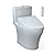 TOTO WASHLET+ Aquia IV One-Piece Elongated Dual Flush 1.28 and 0.9 GPF Toilet and WASHLET C5 Bidet Seat, Cotton White- MW6463084CEMFGN#01