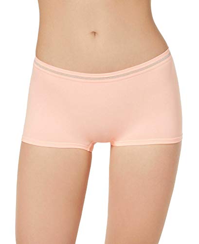 Jenni By Jennifer Moore Seamless Solid Color Boyshort Panty Orange Toucan L #TOP3