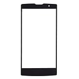 Lente in Vetro dello Schermo Anteriore Sunyifan Lente Frontale in Vetro Esterno for LG Magna / H500 / H501 / H502 / H504 (Nero) (Color : Black)