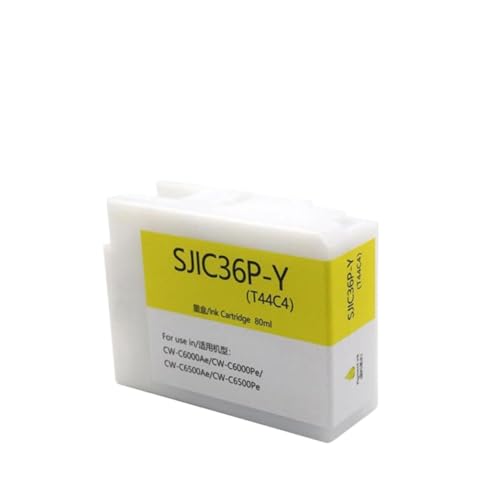 Tinta pigmentada SJIC36P amarilla con resistencia total al agua CW-C6500Pe