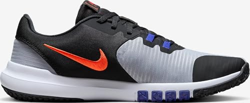Nike Flex Control 4 Men's Training Shoe (CD0197-013, Wolf Grey/Black/Racer Blue/Team Orange) Size 11