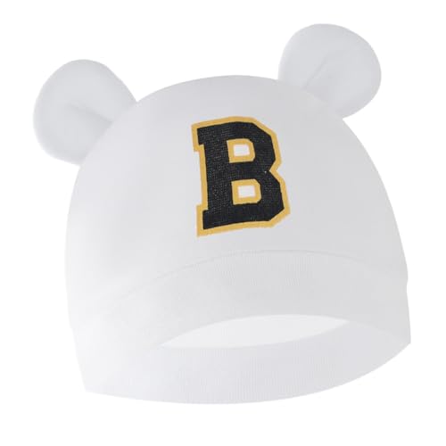 Soft Caps Infant Bear Ear Hat Breathable Baby Autumn Winter Nursery Hospital Letter