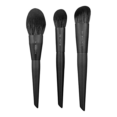 RENEE Professional Makeup Brush with Easy-to-Hold, Ultra Soft Bristles for Precise Application & Perfectly Blended Look, Face Combo-1 Set Of 3, 3pc