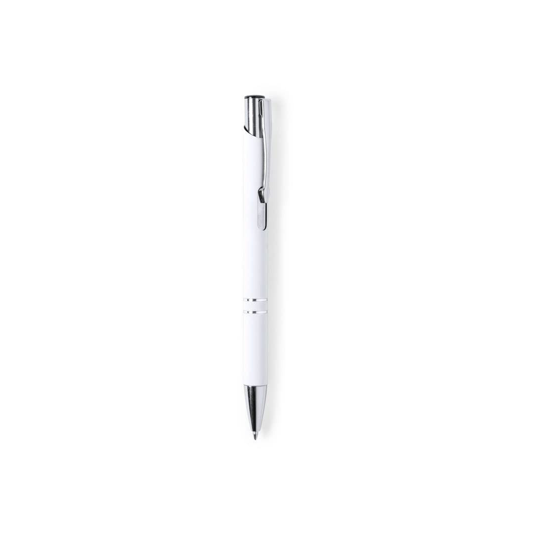 Regalo Grabado - 51 Bolígrafos personalizados metal con suave tacto de goma en color mate. Pack unidades (51)