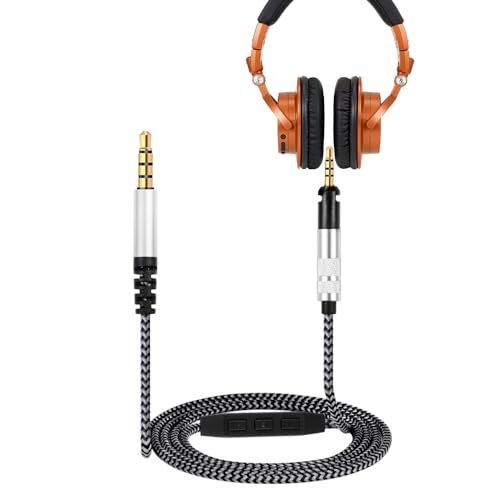 V-MOTA �C���z�����C�� ATH-M40X ATH-M50x ATH-M60X ATH-M70x �w�b�h�Z�b�g�ɑΉ� (ATH-M50X BT�ɂ͓K�����܂���) (1��) (�h���C�u�o�C���C���[�}�C�N 1.5m (5�t�B�[�g)