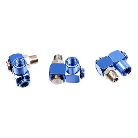 Vector Tools 3 Pack 360 Degree Swivel Air Hose Connector | 1/4" NPT Cover