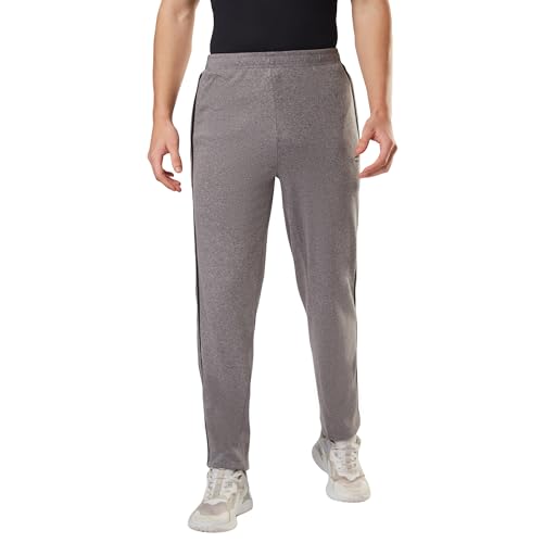 Image of berge' Men Cotton Polyester Comfy Regular Fit Sports Quality Track Pants with Secure Zipper Pocket, Casual Wear Lower Tracks Pant