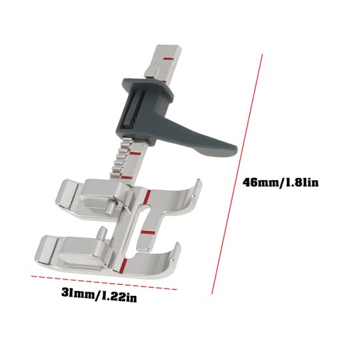 Prensatelas para máquina de coser con guía variable miniatura 4