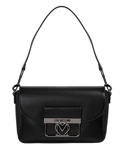 Sac porté épaule femme noir Love Moschino tendance et logoté