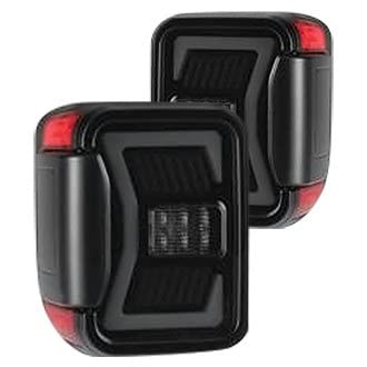 Winjet CTRNG0668-BS-SQ - Renegade Black/Smoke Sequential Fiber Optic LED Tail Lights