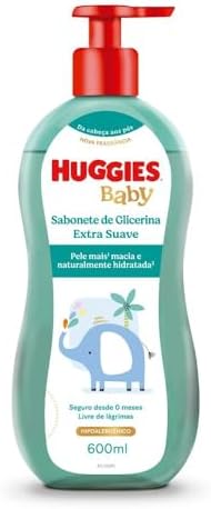 Sabonete Líquido de Glicerina Huggies Extra Suave 600 ml