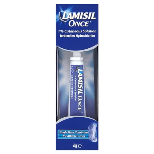 Lamisil Once Athlete's Foot Treatment, Antifungal 1% Cutaneous Solution with Terbafine, 4g