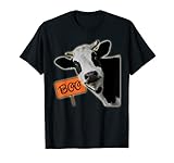 segno divertente di halloween dairy mucca non so spaventoso boo maglietta