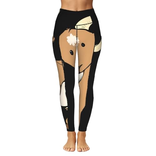Pantalones de yoga con control de abdomen y bolsillos laterales de compresión 2