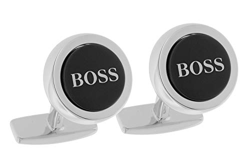 Boss 50412385 Manschettenknöpfe Smith Schwarz