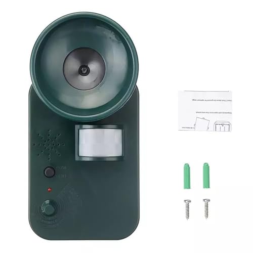 Upgraded Ultrasonic Bird Repellent Devices Outdoor Bird Deterrents for Outside Deer Repellent Animal Deterrent to Keep Birds Crow Dog Raccoon Rabbit Squirrel Skunk Out of Balconies Yard