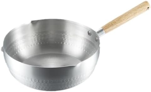 雪平鍋20cm ガス火・IH対応 おしゃれ 片手鍋 行平鍋 なべ 小鍋 蓋付き 2-3人食 木柄 槌目行平鍋 両側注ぎ口 味噌汁用の鍋 目盛り付き  飲食店/ラーメン店 : kingyama - 通販 - Yahoo!ショッピング 片手鍋 雪平鍋 アルミ合金製 ミルクポット ラーメンポット プレスタイプ 変形しにくい 味噌汁ポット IH対応 ミルクポット フルポ