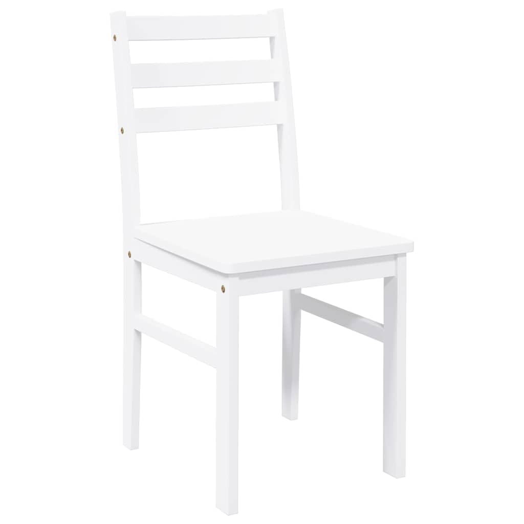 Lite drewno kauczukowe ergonomiczne Białe 2 szt.